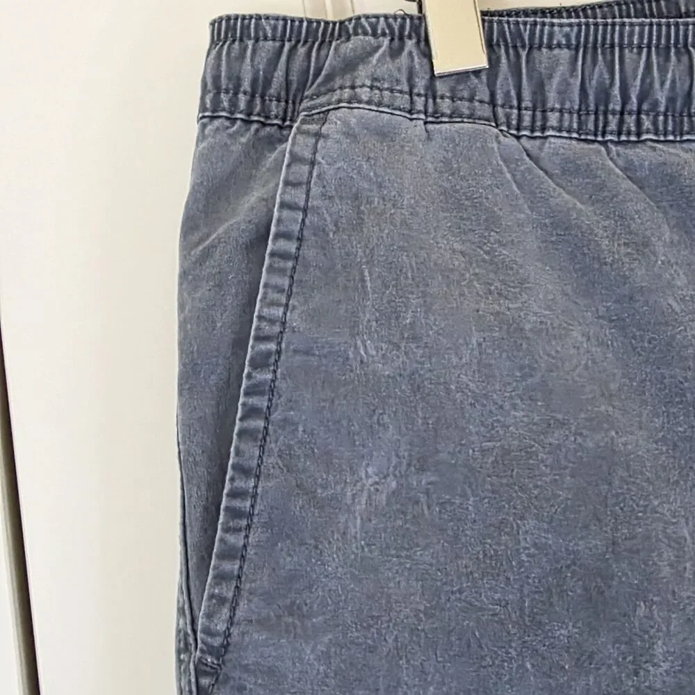 Cotton On Men 36 Washed Gray  Jogger Pants Drop Crotch Tapered Drawstring Jeans